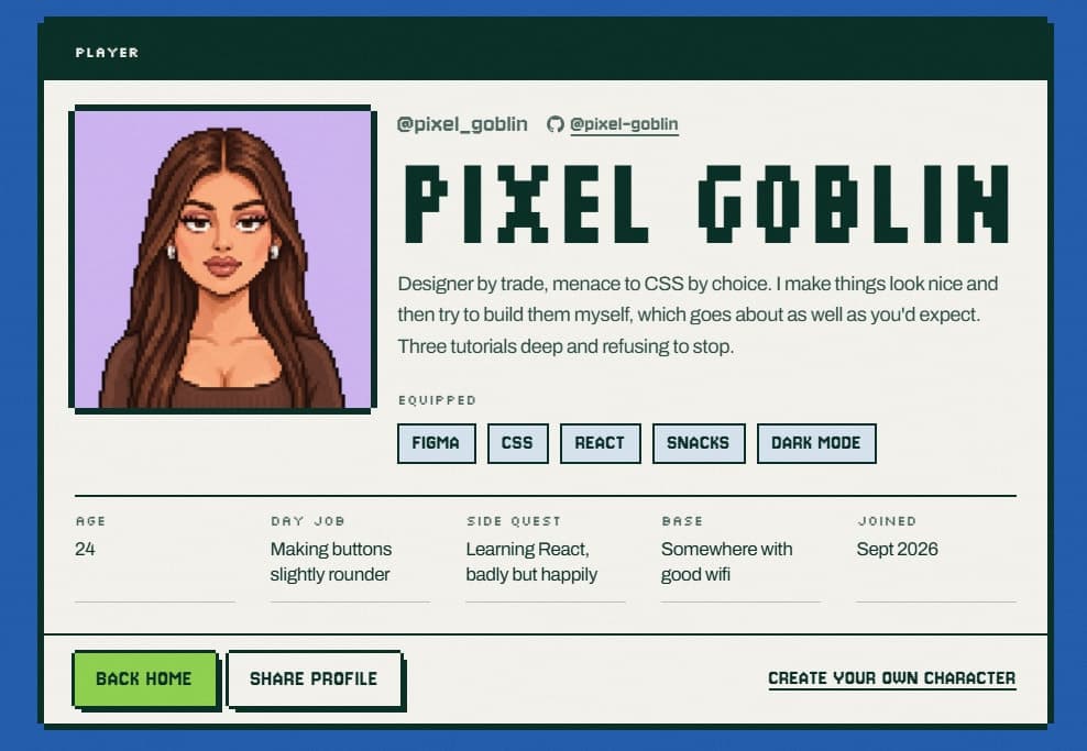 The Player Creator