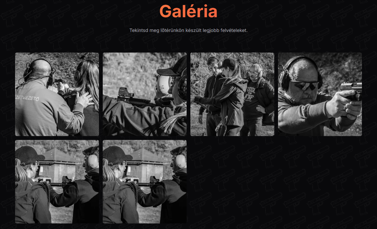 A gallery showcasing the range and its surroundings.